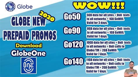 goboost59|Complete List of Globe Go Promos for 2024 (Go50, Go90, Go120).